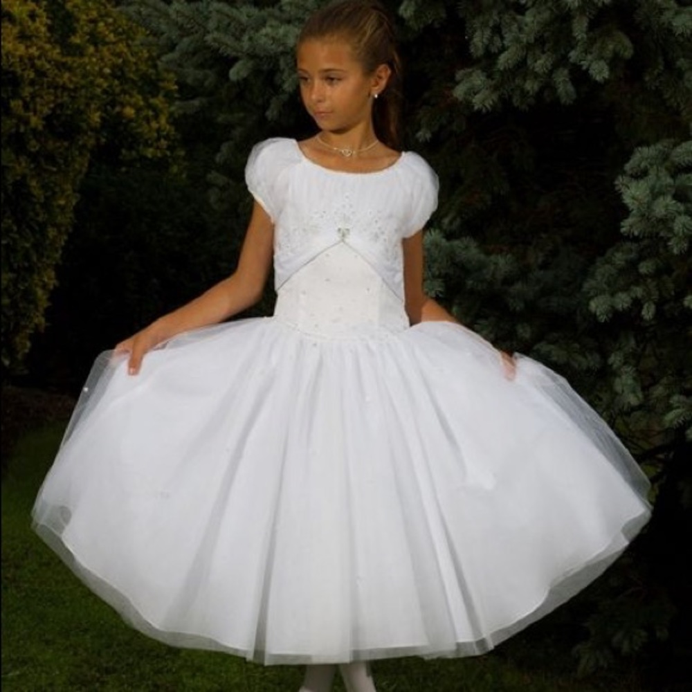 A #454T communion dress/flower girl dress
